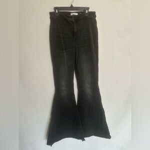 Kancan ultra high rise extreme flare jeans